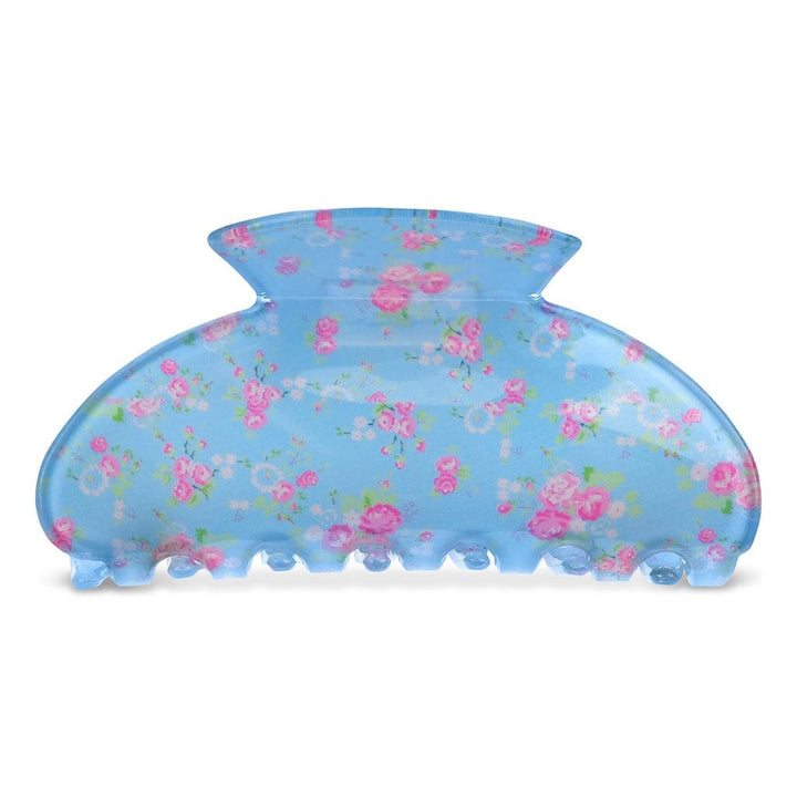 Beautiful Blossom Blue Hair Clip Girl Hair Accessory Iscream 
