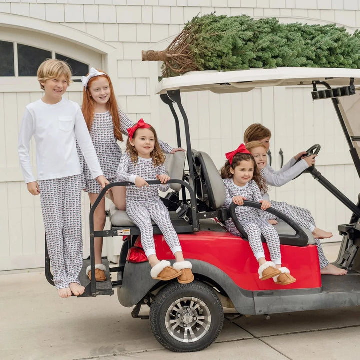 Beckett Boys Hangout Pant - Christmas at the Club Boy Pajamas Lila & Hayes 