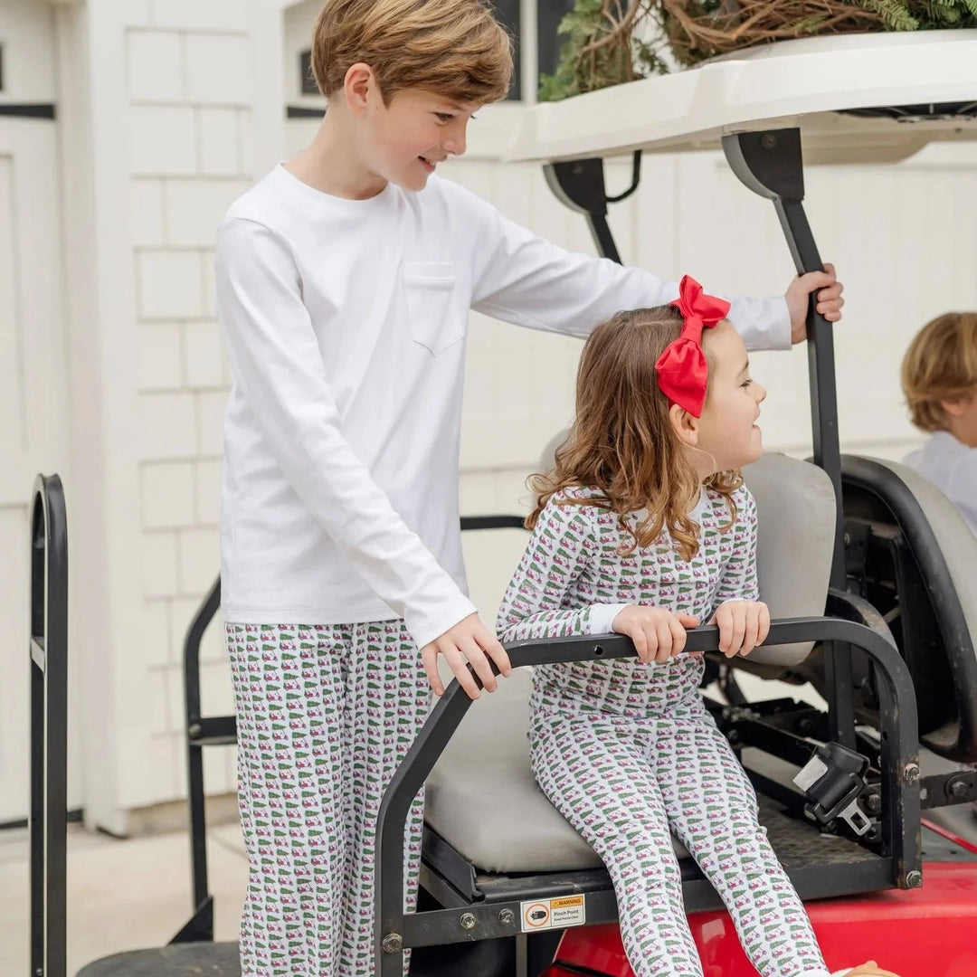 Beckett Boys Hangout Pant - Christmas at the Club Boy Pajamas Lila & Hayes 