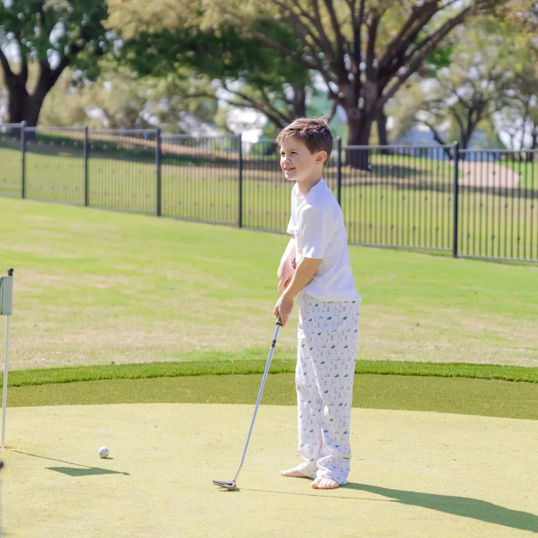 Beckett Boys Hangout Pant - Golf Life Boy Pajamas Lila & Hayes 