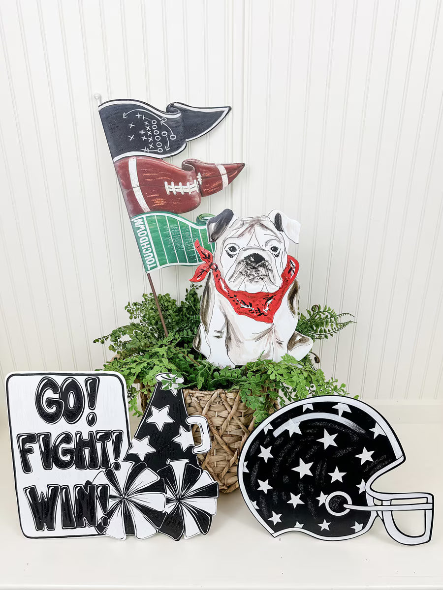Beck's Bulldog Stake Door Hanger Round Top Collection 