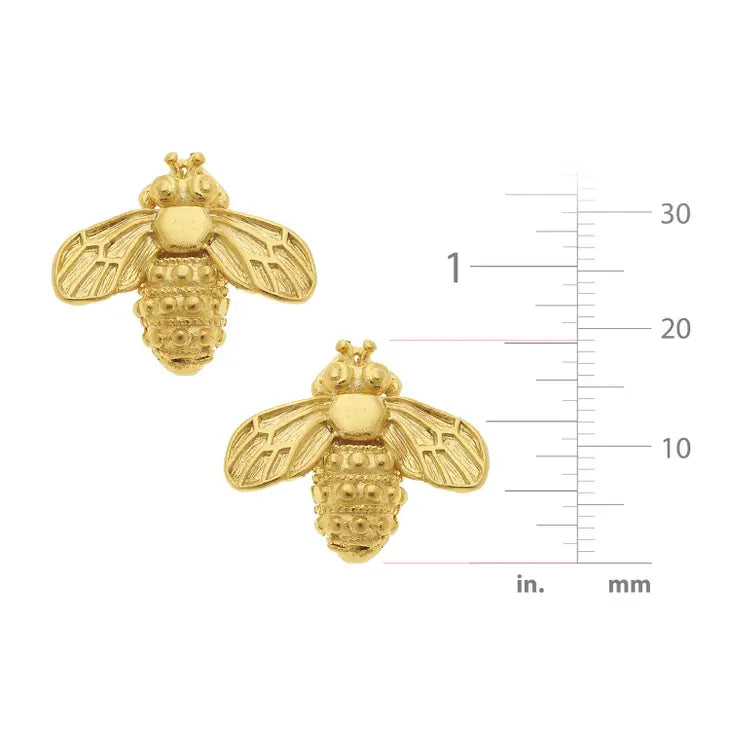 Bee Stud Earrings Earrings Susan Shaw 