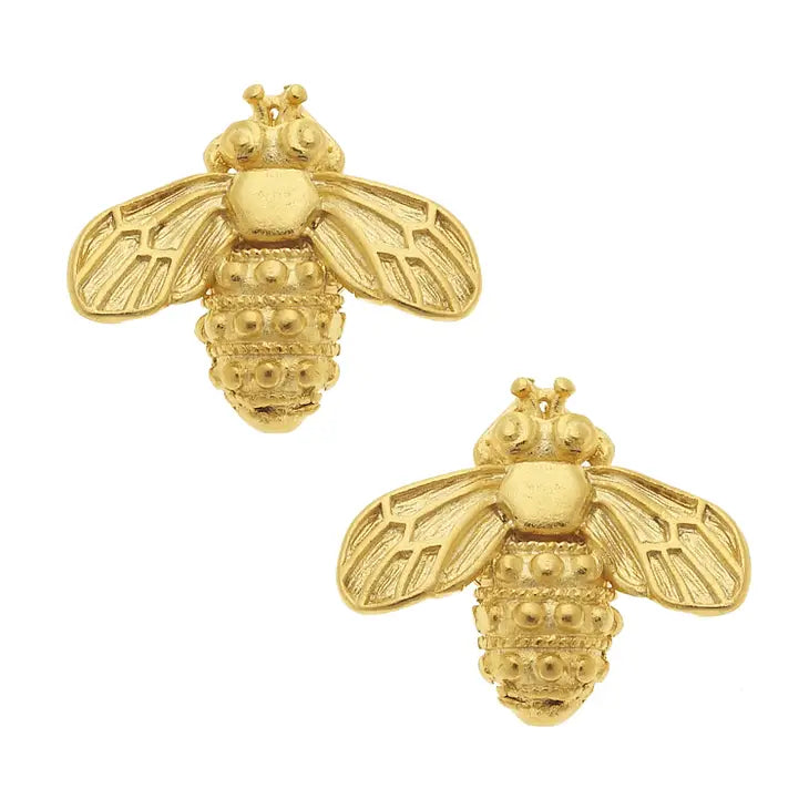 Bee Stud Earrings Earrings Susan Shaw 