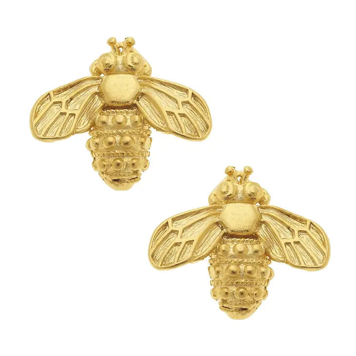 Bee Stud Earrings Earrings Susan Shaw 