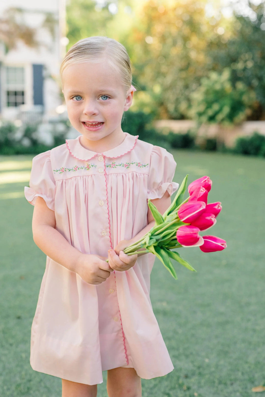 Begonia Ingrid Dress Girl Dress Proper Peony 
