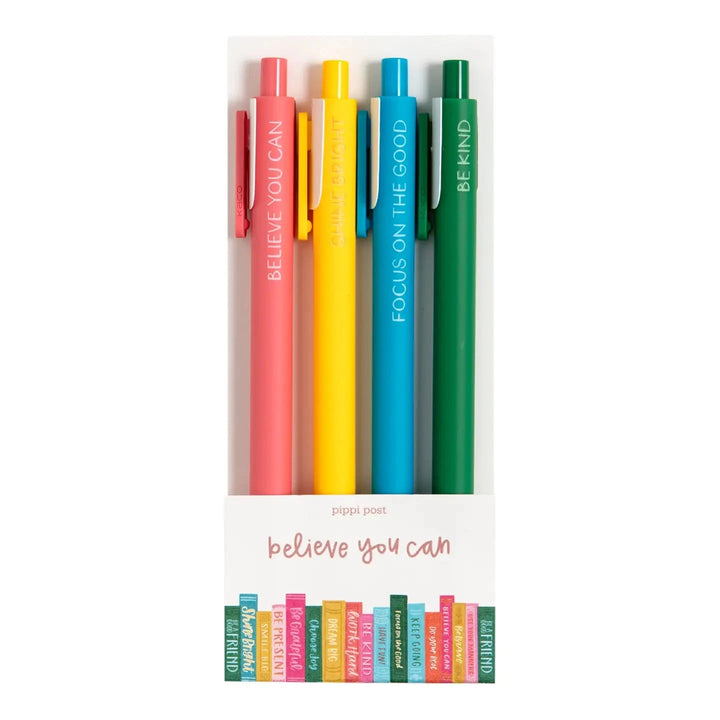 Believe You Can Pen Set Pens Pippi Post 
