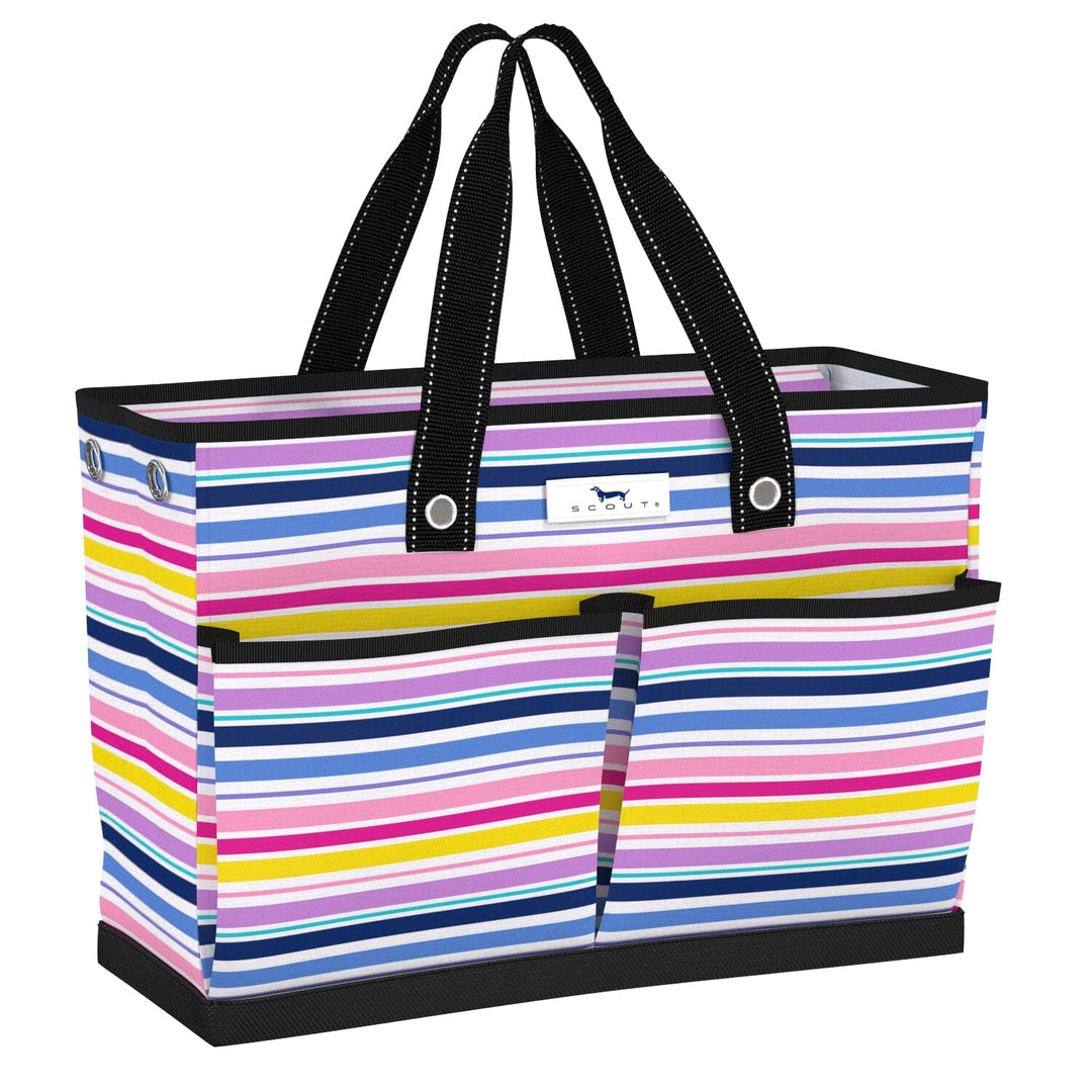 Ben Pocket Tote Tote Scout Stripe a Pose 