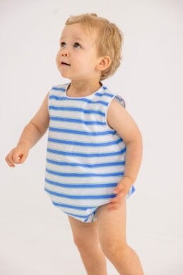 Benjamin Bubble - Seabrook Stripe Boy Bubble Beaufort Bonnet 
