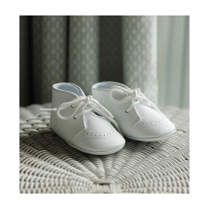 Benny Leather Brogue Oxford Crib Shoe Children Shoes L'Amour 