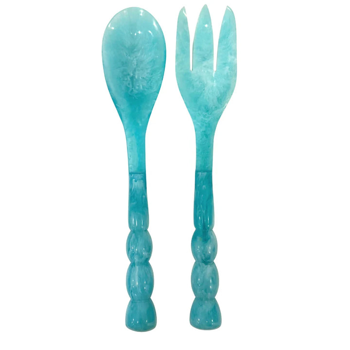 Bermuda Salad Server- Blue Serving Piece Laura Park Design 