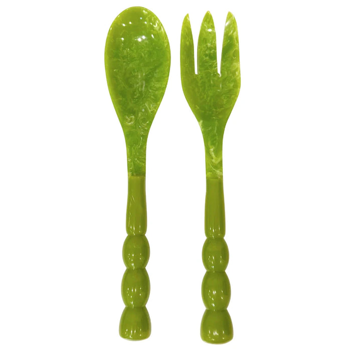 Bermuda Salad Server- Green Serving Piece Laura Park Design 
