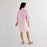 Betsy Collar Jacquard Dress - Light Pink Womens Dress Caryn Lawn 