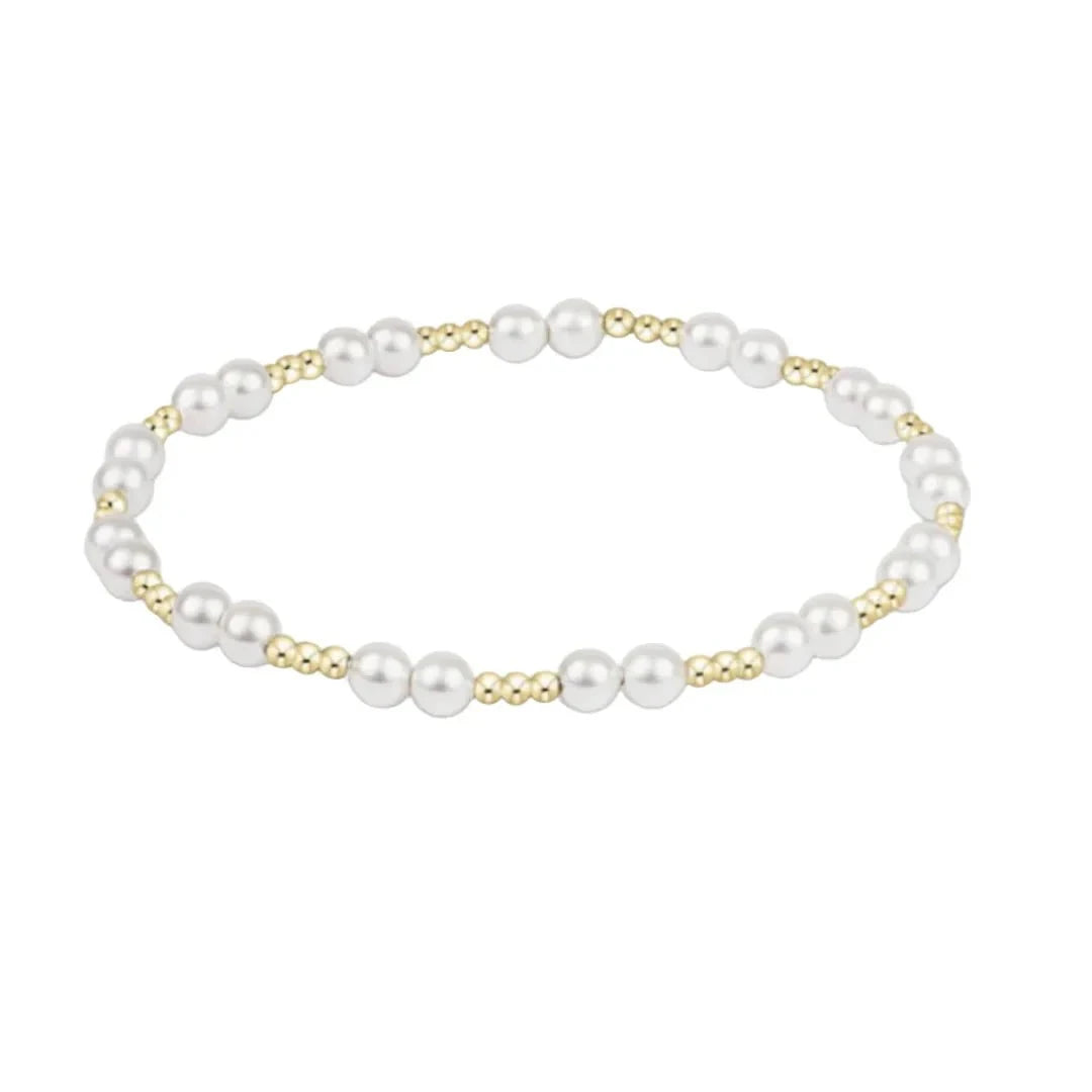 Better Together Bead Bracelet - Pearl 4mm Womens Bracelet ENewton 