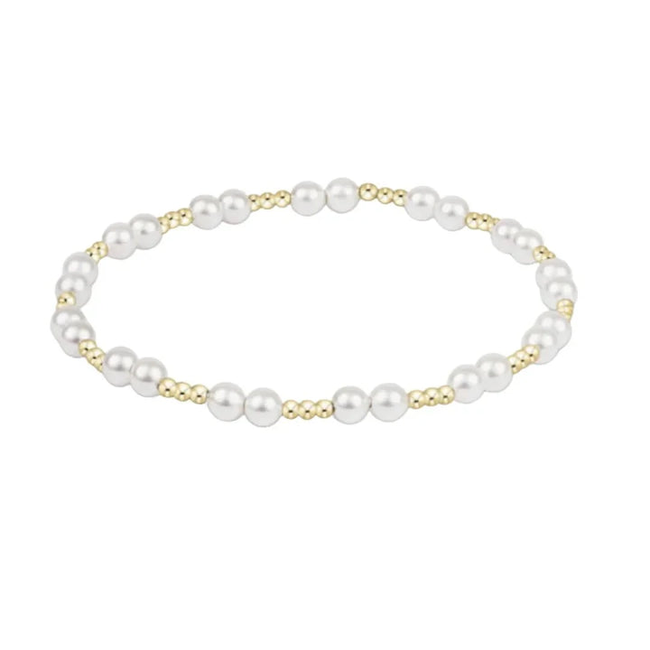 Better Together Bead Bracelet - Pearl 4mm Womens Bracelet ENewton 
