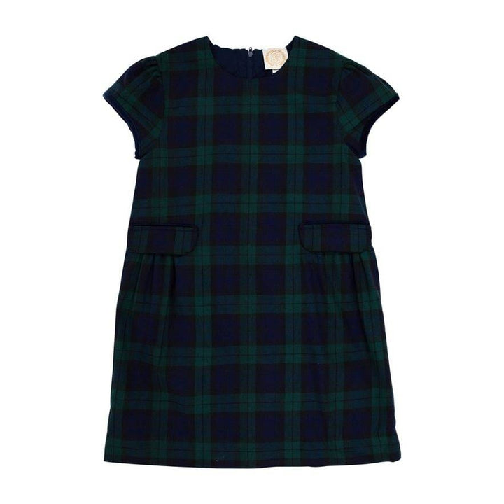 Betts Bow Dress - Berwick Black Watch Girl Dress Beaufort Bonnet 