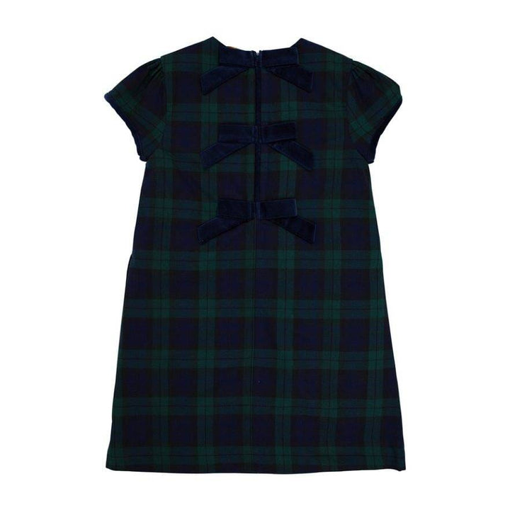 Betts Bow Dress - Berwick Black Watch Girl Dress Beaufort Bonnet 