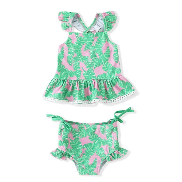 Beverly Palms Girl Tunic Swimsuit Girl Bathing Suit Swoon Baby 
