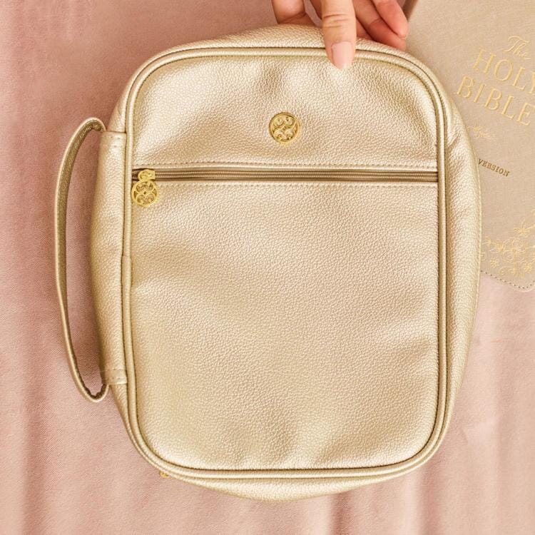 Bible Cover - Champagne Bible Mary Square 