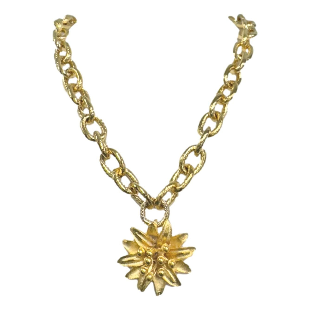 Big Flower Cluster Necklace Womens Necklace Susan Shaw 