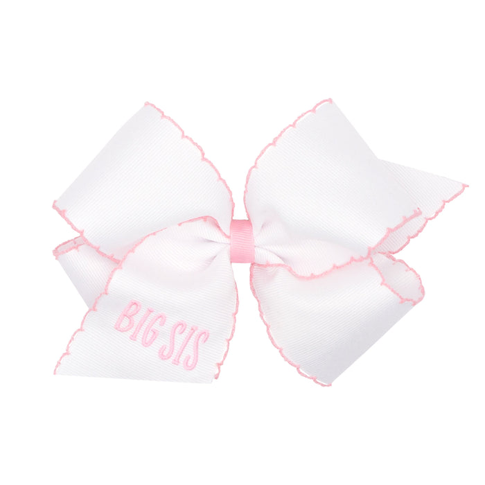 Big Sis Moonstitch Bow - King Hair Bows WeeOnes 