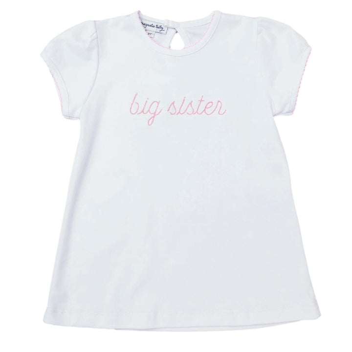 Big Sister Embroidered T-Shirt Girl Shirt Magnolia Baby 