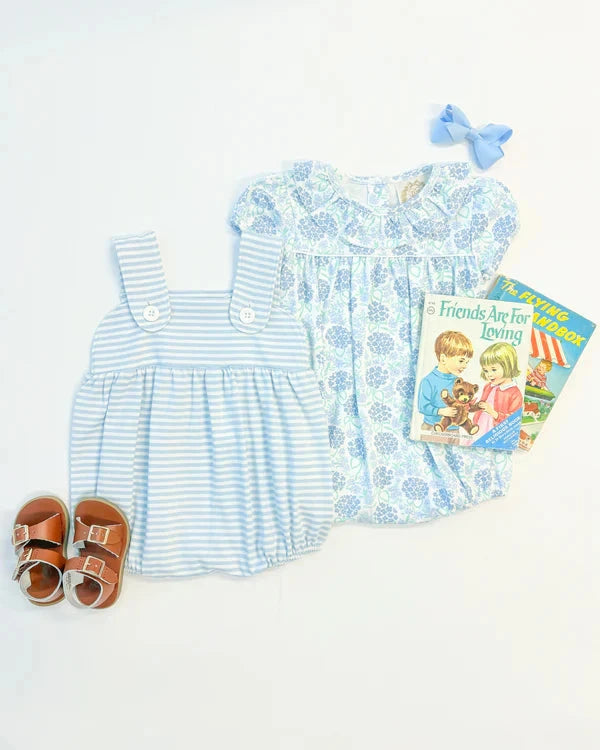 Bingham Bubble - Beale Street Blue Stripe Boy Bubble Beaufort Bonnet 