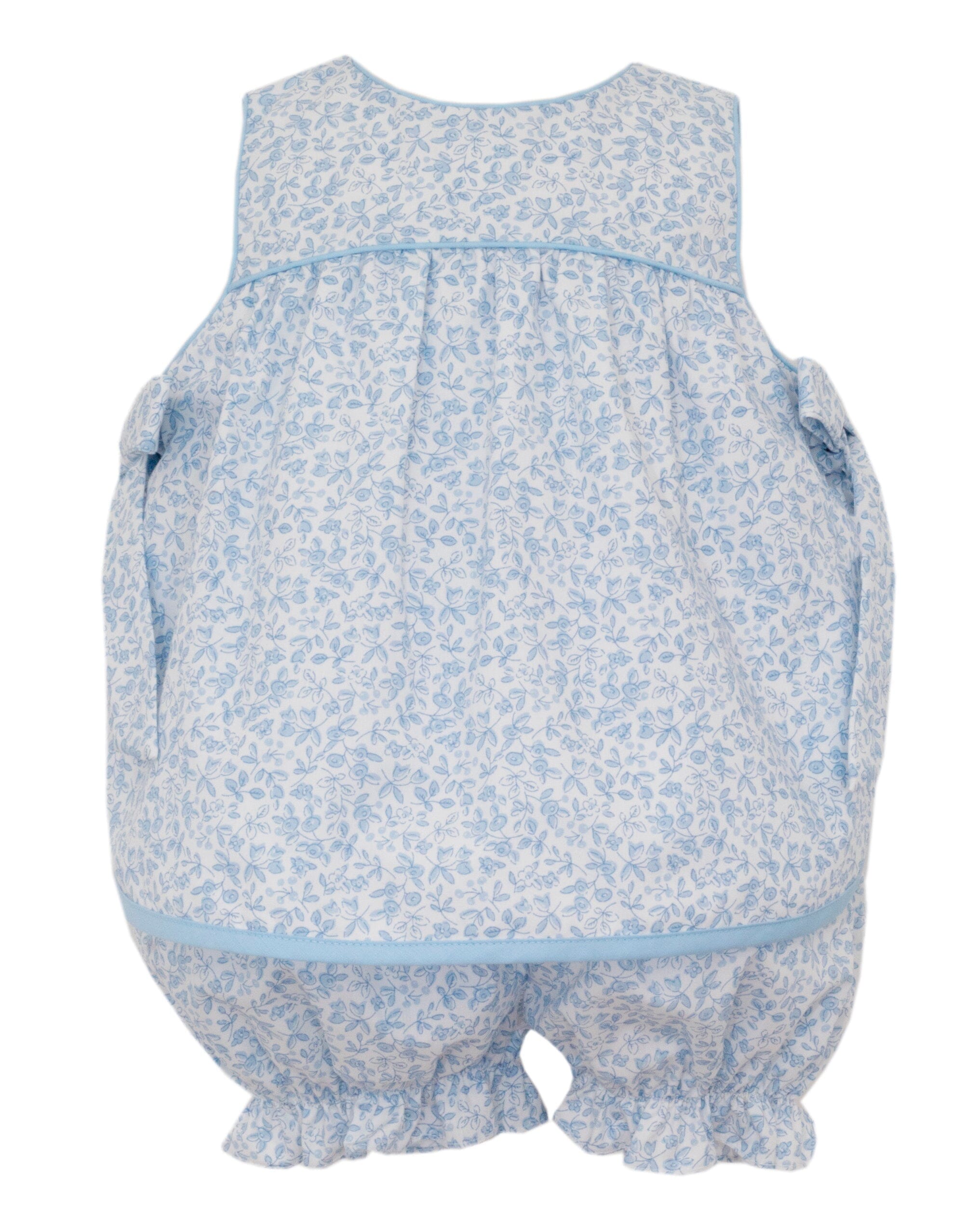 Bitty Blue Floral Apron Bloomer Set – The Horseshoe Crab
