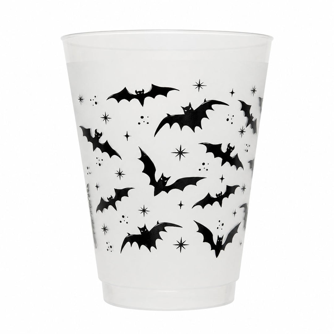Black Bats and Stars Shatterproof Cups Drinkware Rosanne Beck 