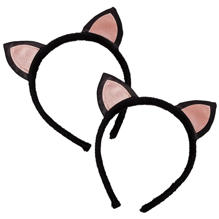Black Cat Ears Headband Accessories Jack Rabbit 