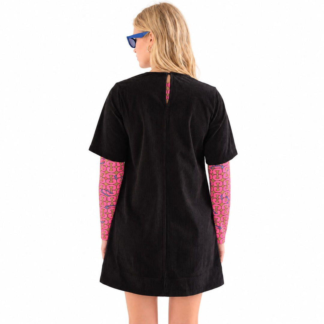 Black Corduroy Dress Womens Dress Compania Fantastica 