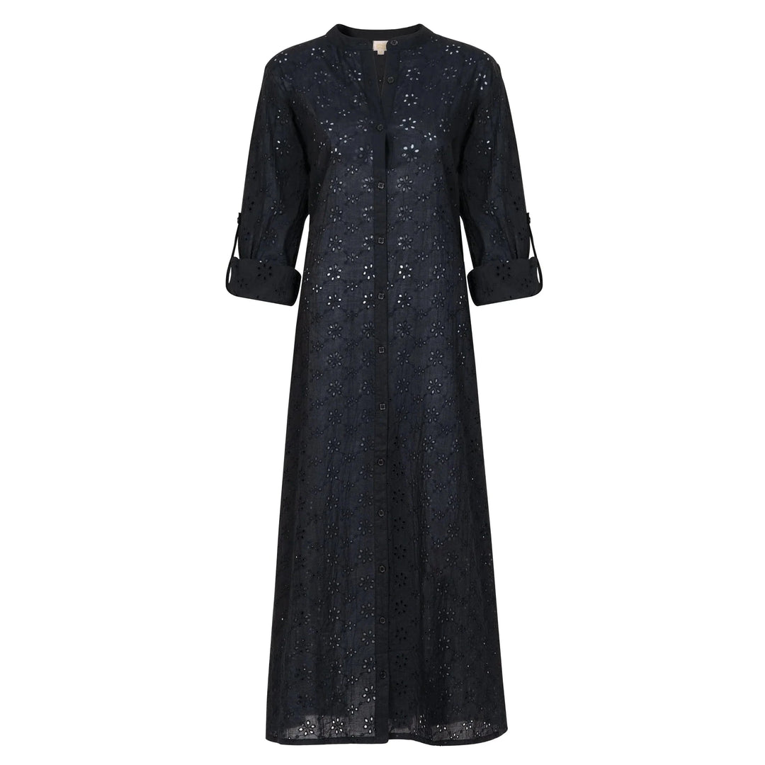 Black Eyelet Swizzle Dress Womens Dress Sunshine Tienda 