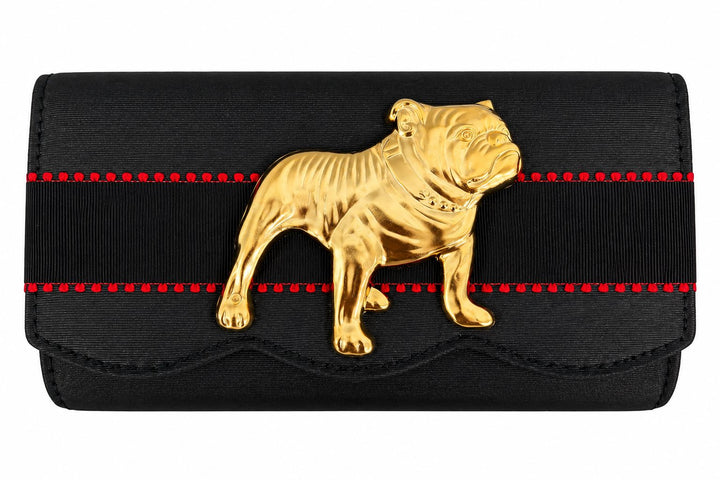 Black Scalloped Ruby - Bulldog Body Clutch Lisi Lerch 
