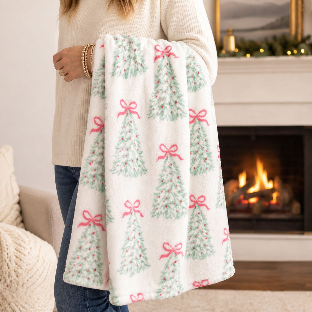 Blanket Rosy Woodlands Blanket Mary Square 