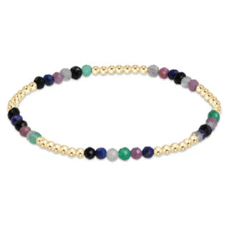 Blissful Pattern 2.5mm Bead Bracelet - Gemstones Womens Bracelet ENewton Hot Mess Fall Winter 