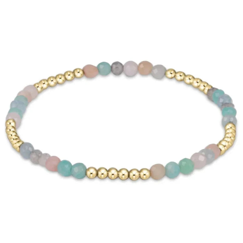 Blissful Pattern 2.5mm Bead Bracelet - Gemstones Womens Bracelet ENewton Hot Mess SS25 