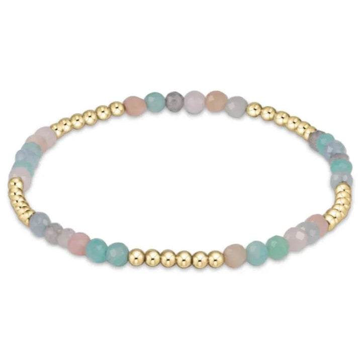 Blissful Pattern 2.5mm Bead Bracelet - Gemstones Womens Bracelet ENewton Hot Mess SS25 