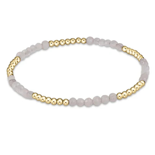 Blissful Pattern 2.5mm Bead Bracelet - Gemstones Womens Bracelet ENewton Labradorite 