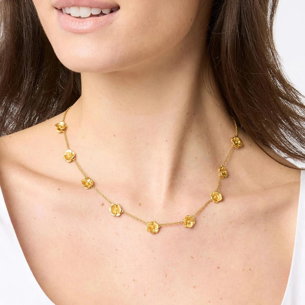 Bloom Delicate Station Necklace Womens Necklace Julie Vos 
