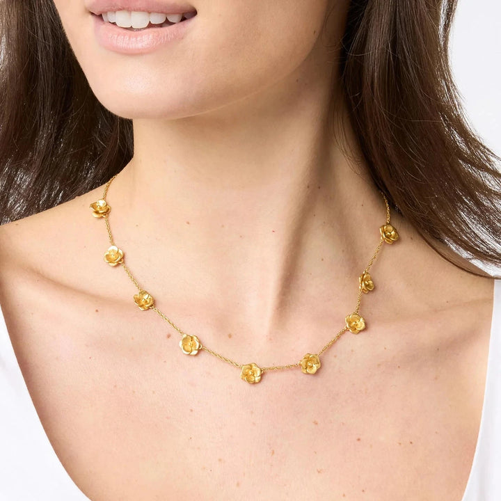 Bloom Delicate Station Necklace Womens Necklace Julie Vos 
