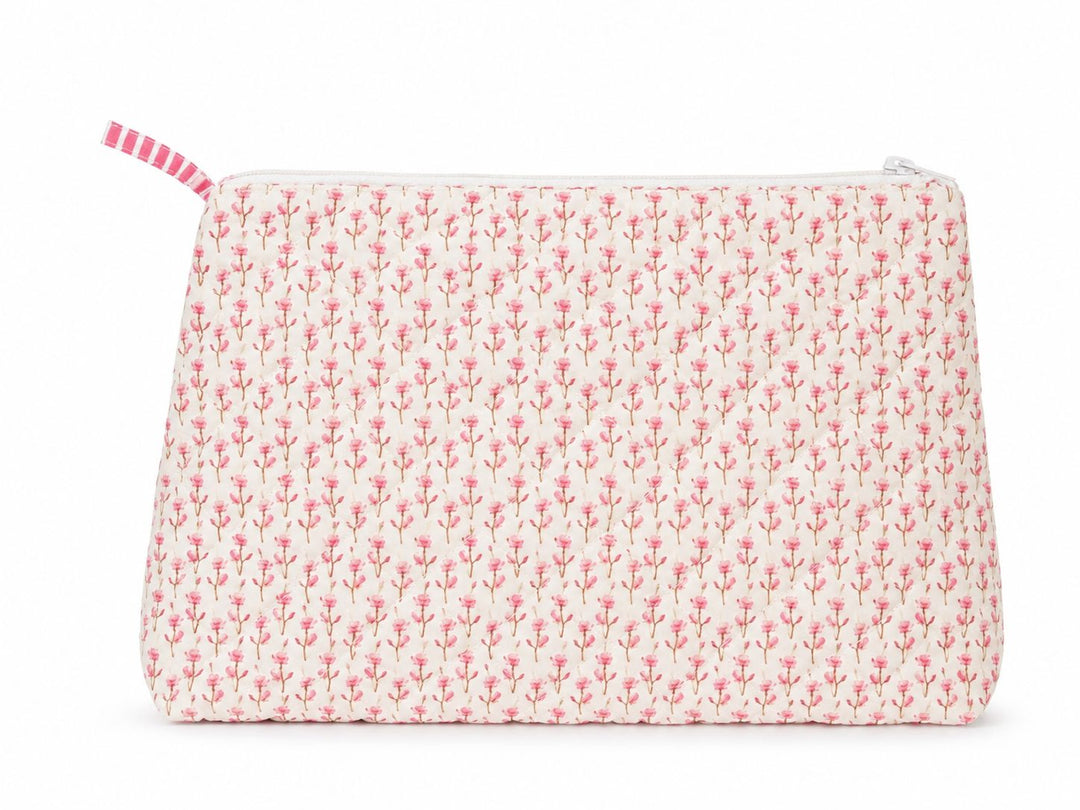 Bloom Floral Cosmetic Bag- Large Tote Anne Neilson 