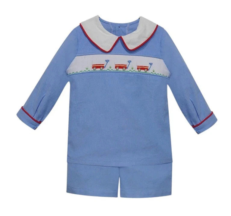 Blue Bryn Short Set with Rickshaw Boy Short Set Remember Nguyen 