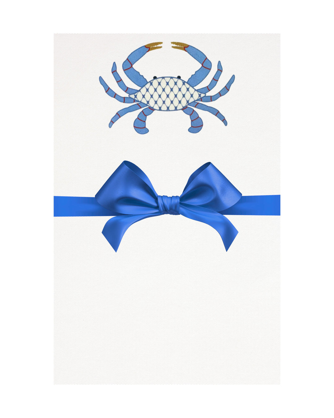 Blue Crab Note Pad Notebooks & Notepads The French Bee 