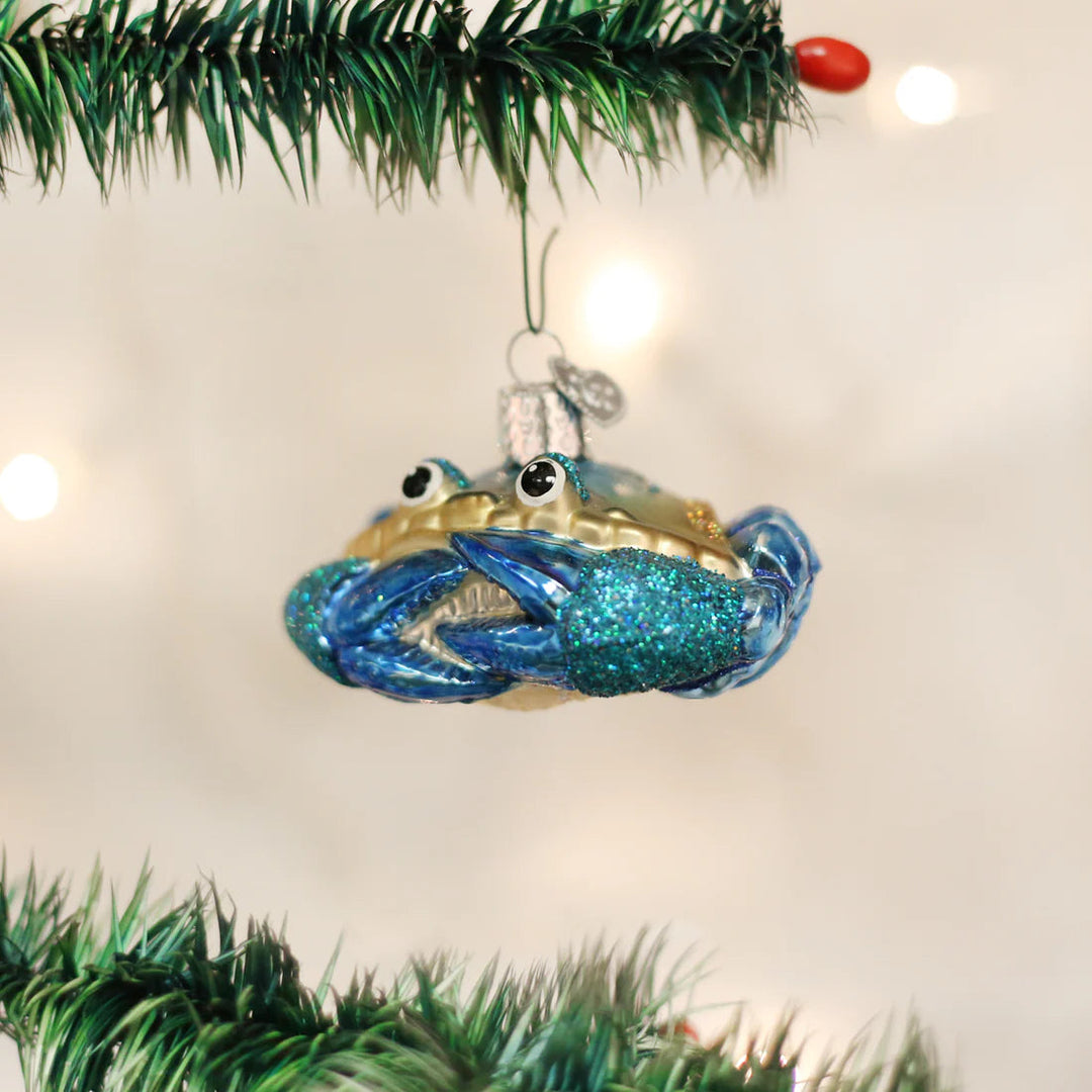 Blue Crab Ornament Christmas Ornament Old World Christmas 