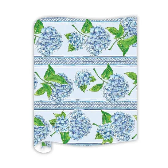 Blue Hydrangea Table Runner Table Runner Rosanne Beck 