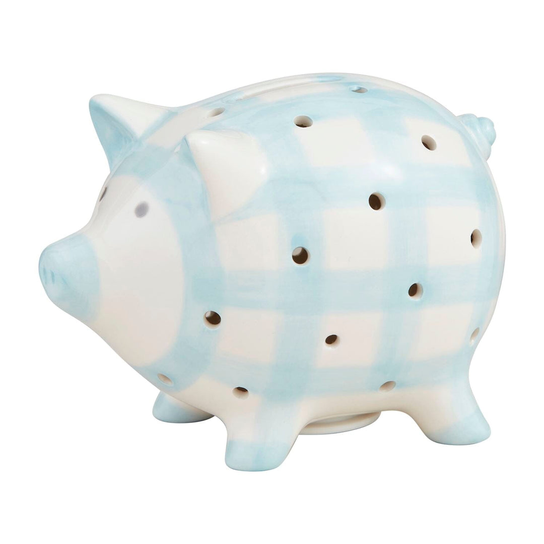 Blue Light Up Piggy Bank Piggy Banks & Money Jars MudPie 