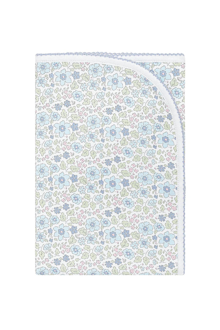 Blue Meadow Blanket Baby Blanket Nella Pima 