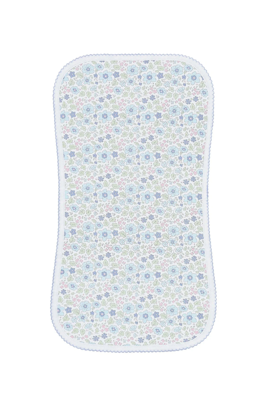 Blue Meadow Burp Cloth Burp Cloths Nella Pima 