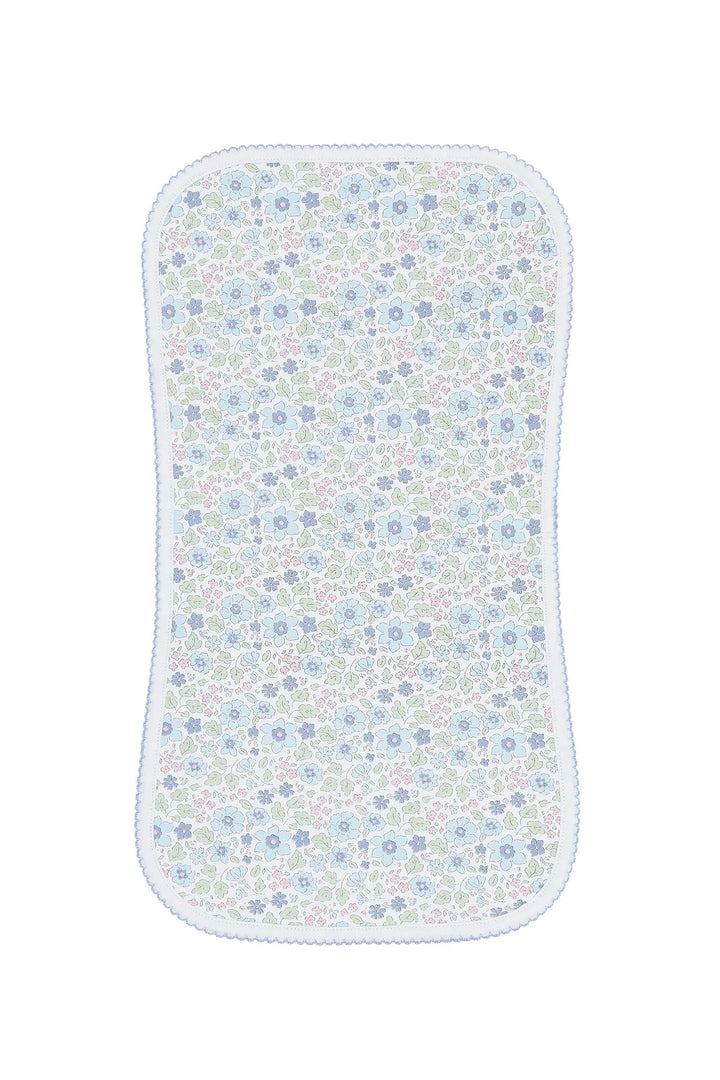 Blue Meadow Burp Cloth Burp Cloths Nella Pima 
