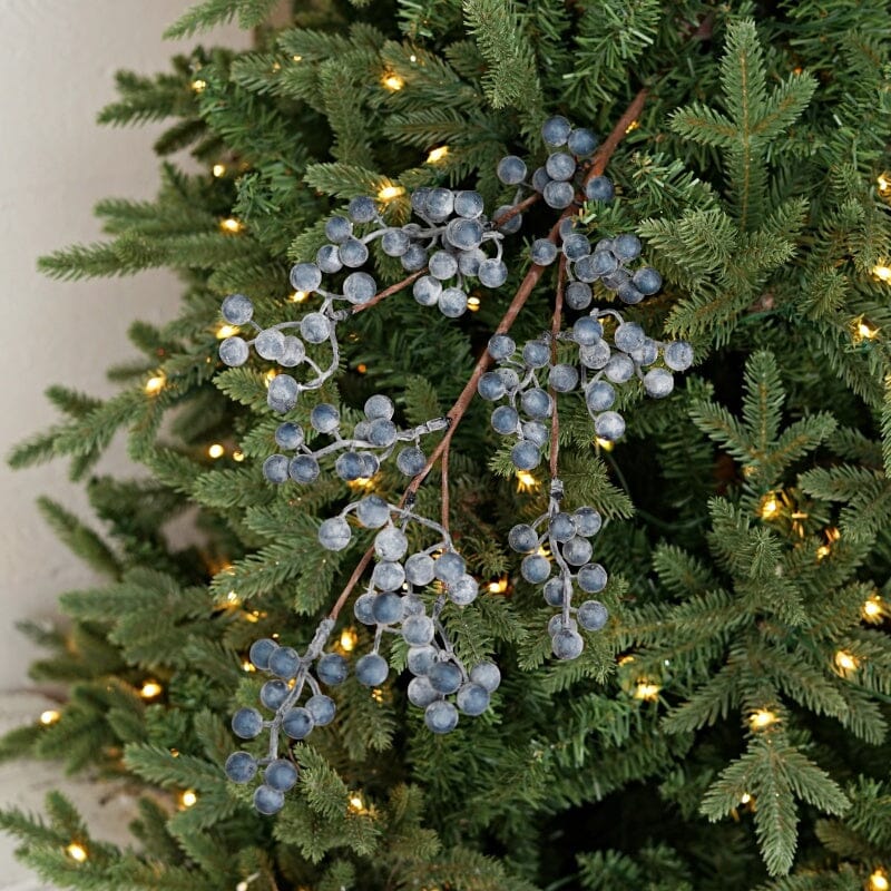 Blue Mountain Berry Pick - 24" Faux Florals Impressive Enterprises 