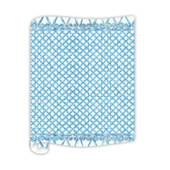 Blue Rattan Table Runner Table Runner Rosanne Beck 